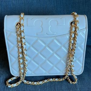 Sky Blue tory burch bag